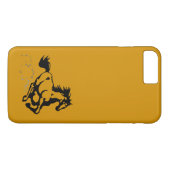 Coques Case-Mate iPhone Galloping Horse sauvage et libre (Dos (Horizontal))