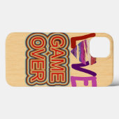 Coques Case-Mate iPhone Game Over Love and Heart (Verso (horizontal))