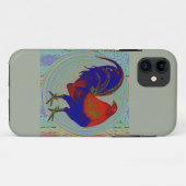 Coques Case-Mate iPhone Gamecock : Coq impressionniste (Dos (Horizontal))