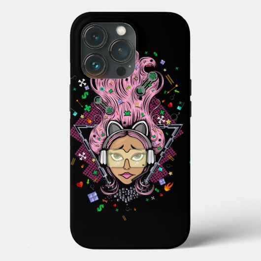 Coques Case-Mate iPhone Gamer fille (Verso)