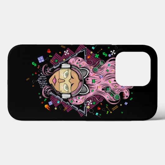 Coques Case-Mate iPhone Gamer fille (Verso (horizontal))