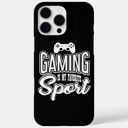 Coques Case-Mate iPhone Gamer - Jouer Est Mon Sport Préféré (Verso)
