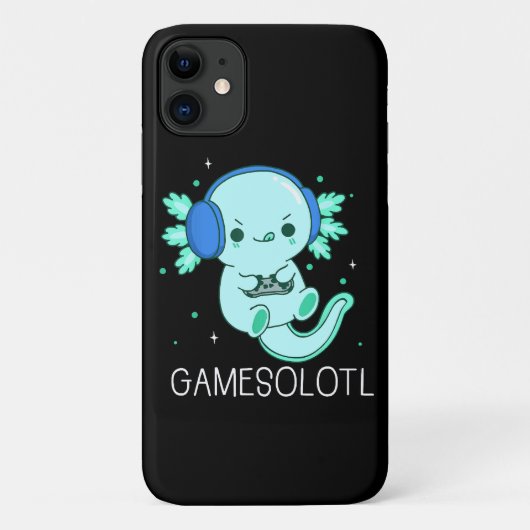 Coques Case-Mate iPhone Gamesolotl Axolotl Gamer (Dos)