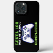 Coques Case-Mate iPhone Garçons Niveau 100 Jours d'École Terminés  (Verso)