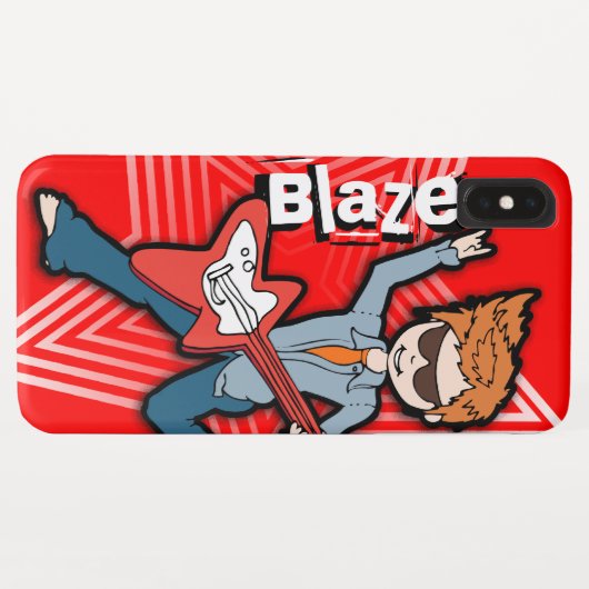 Coques Case-Mate iPhone Garçons petit nom rockstar (Dos (Horizontal))