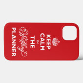 Coques Case-Mate iPhone Garde Calme Je Suis Le Planificateur De Mariage Te (Verso (horizontal))