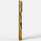Coques Case-Mate iPhone Garde du serpent : Peau léopard jaune (Verso / Droite)