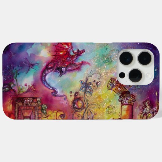 COQUES Case-Mate iPhone GARDEN OF THE LOST SHADOWS / FLYING RED DRAGON (Verso (horizontal))