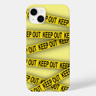 Coque Pour iPhone 14 Plus Garder à l'écart ne pas traverser ruban de police