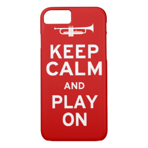 Coque iPhone 8/7 Garder la trompette calme