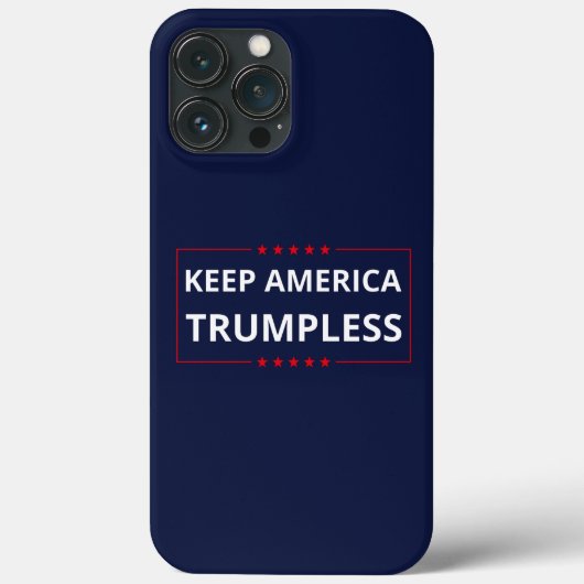 Coques Case-Mate iPhone Garder l'Amérique sans Trump VI (Verso)