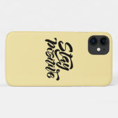 Coques Case-Mate iPhone Garder le jaune positif (Dos (Horizontal))