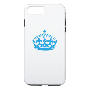 Coque Case-Mate Pour iPhone Gardez calme couronne bleue