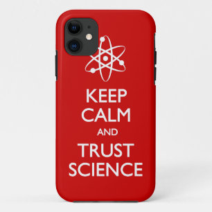 Case-Mate iPhone Case Gardez la Science calme de confiance