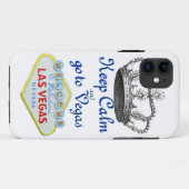 Coques Case-Mate iPhone Gardez Las Vegas calme (Dos (Horizontal))