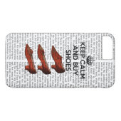Coques Case-Mate iPhone Gardez le calme Acheter des chaussures (Dos (Horizontal))