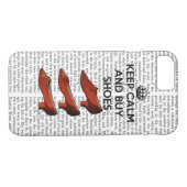 Coques Case-Mate iPhone Gardez le calme Acheter des chaussures (Dos (Horizontal))