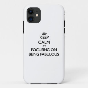 Etui iPhone Case-Mate Gardez le calme en se concentrant sur être