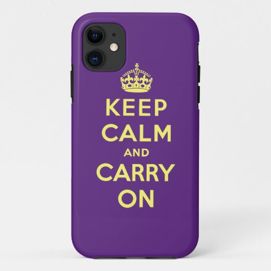 Coques Case-Mate iPhone Gardez le calme et continuez (Dos)