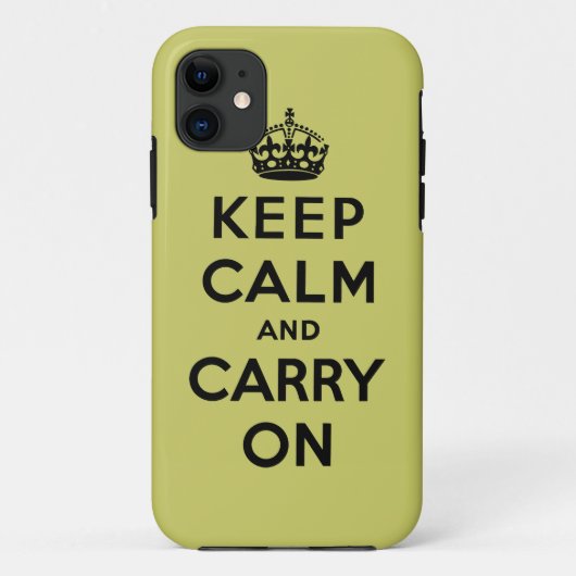 Coques Case-Mate iPhone Gardez le calme et continuez (Dos)