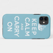 Coques Case-Mate iPhone gardez le calme et continuez l'original (Dos (Horizontal))
