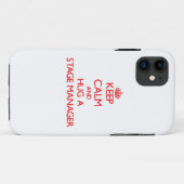 Coques Case-Mate iPhone Gardez le calme et étreignez un régisseur (Dos (Horizontal))