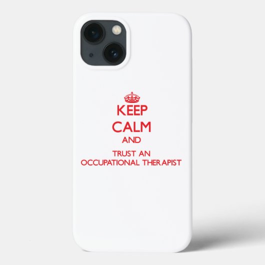 Coques Case-Mate iPhone Gardez le calme et faites confiance à un anvioleur (Verso)