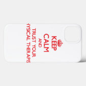 Coques Case-Mate iPhone Gardez le calme et faites confiance à votre (Verso (horizontal))