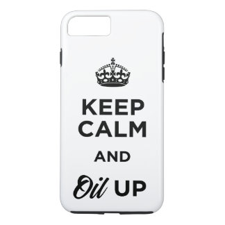 Coque iPhone 8 Plus/7 Plus Gardez le calme et huilez