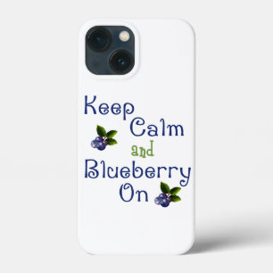 Case-Mate iPhone Case Gardez Le Calme Et Le Blueberry Sur Coque-Mate coq