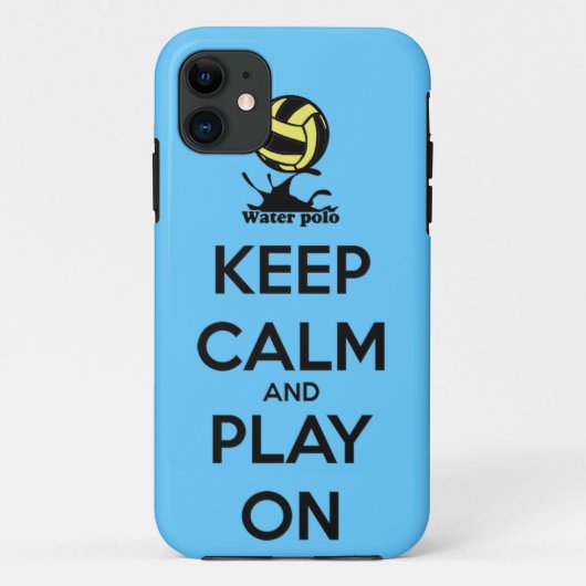 Coques Case-Mate iPhone "Gardez le calme et le jeu sur" la couverture (Dos)