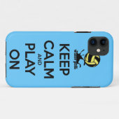 Coques Case-Mate iPhone "Gardez le calme et le jeu sur" la couverture (Dos (Horizontal))