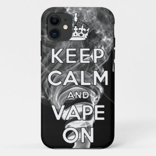 Coque Case-Mate Pour iPhone Gardez le calme et le Vape dessus