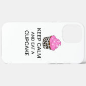 COQUES Case-Mate iPhone "GARDEZ LE CALME ET MANGEZ UN CUPCAGE" (Verso (horizontal))