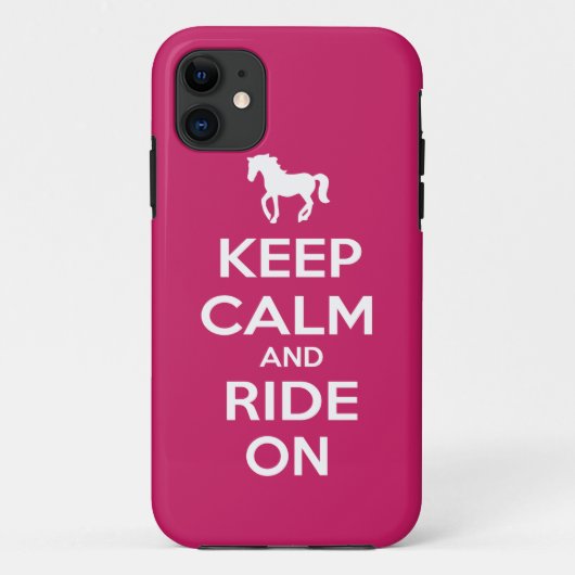 Coques Case-Mate iPhone Gardez le calme et montez dessus (Dos)