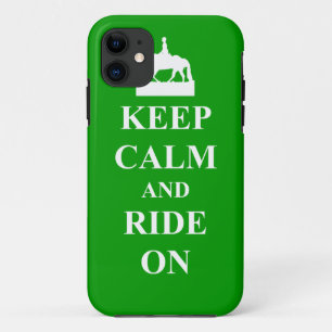 Coques Pour iPhone Gardez le calme et montez dessus