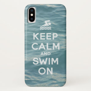 Etui iPhone Case-Mate Gardez le calme et nagez sur drôle
