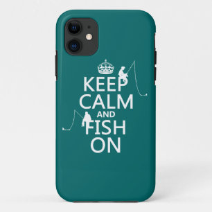 Coque Case-Mate Pour iPhone Gardez le calme et pêchez dessus - les couleurs