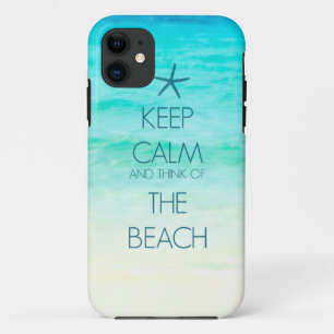 Etui iPhone Case-Mate Gardez le calme et pensez à la caisse de photo de