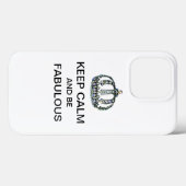 COQUES Case-Mate iPhone "GARDEZ LE CALME ET SOYEZ FABULEUX ! (Verso (horizontal))