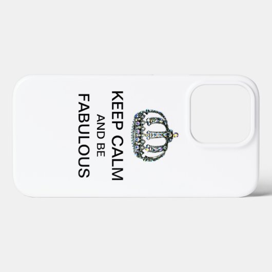 COQUES Case-Mate iPhone "GARDEZ LE CALME ET SOYEZ FABULEUX ! (Verso (horizontal))