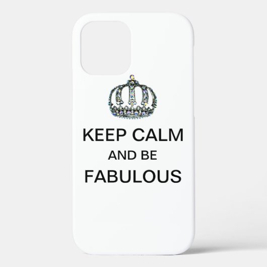 COQUES Case-Mate iPhone "GARDEZ LE CALME ET SOYEZ FABULEUX !" (Verso)