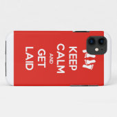Coques Case-Mate iPhone Gardez le calme et soyez prêt (Dos (Horizontal))