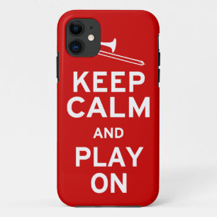 Coque Case-Mate Pour iPhone Gardez le calme Trombone