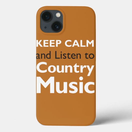 Coques Case-Mate iPhone Gardez le pays calme (Verso)