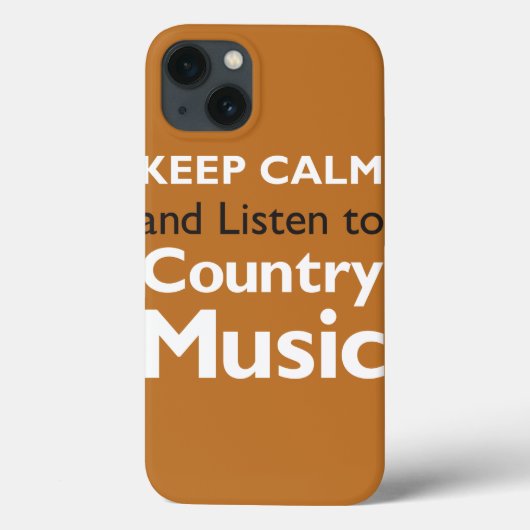 Coques Case-Mate iPhone Gardez le pays calme (Verso)