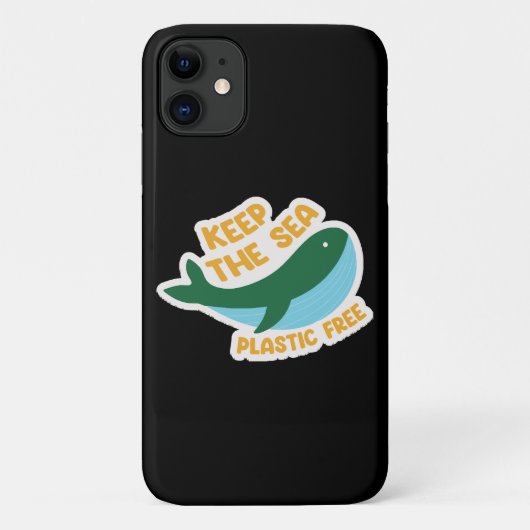 Coques Case-Mate iPhone Gardez le plastique de la mer libre (Dos)