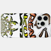 Coques Case-Mate iPhone Gardez-le réel : Art Kaleidoscope Impression/Graph (Verso (horizontal))