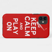 Coques Case-Mate iPhone Gardez le saxophone calme (Dos (Horizontal))