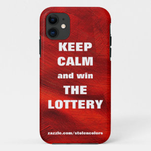 Coque Case-Mate Pour iPhone GARDEZ SON CALME ET GAGNEZ À LA LOTERIE Red Copper